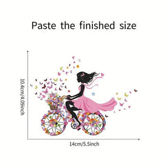 Fairy Flower Switch Sticker Self Adhesive Princess Room Decoration