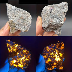 Natural Flame Stone Fluorescent Soda Raw Stone Mineral Specimens