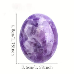 Natural Stone Massage Energy Stone Oval Yoga SPA Hand Polishing