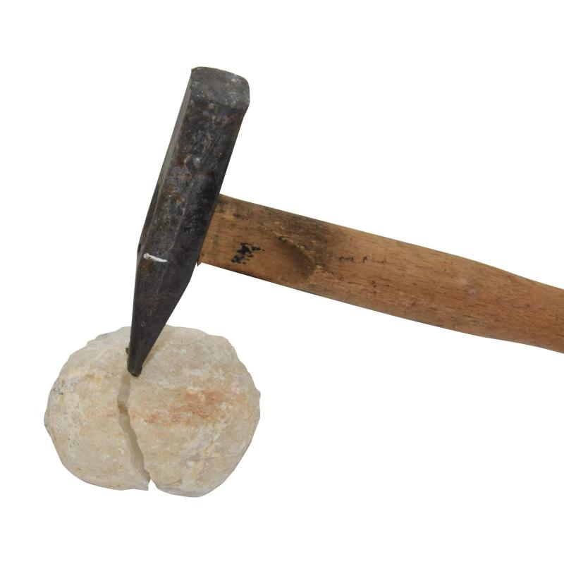 Natural Quartz Geode: Unopened, Science Education & Healing