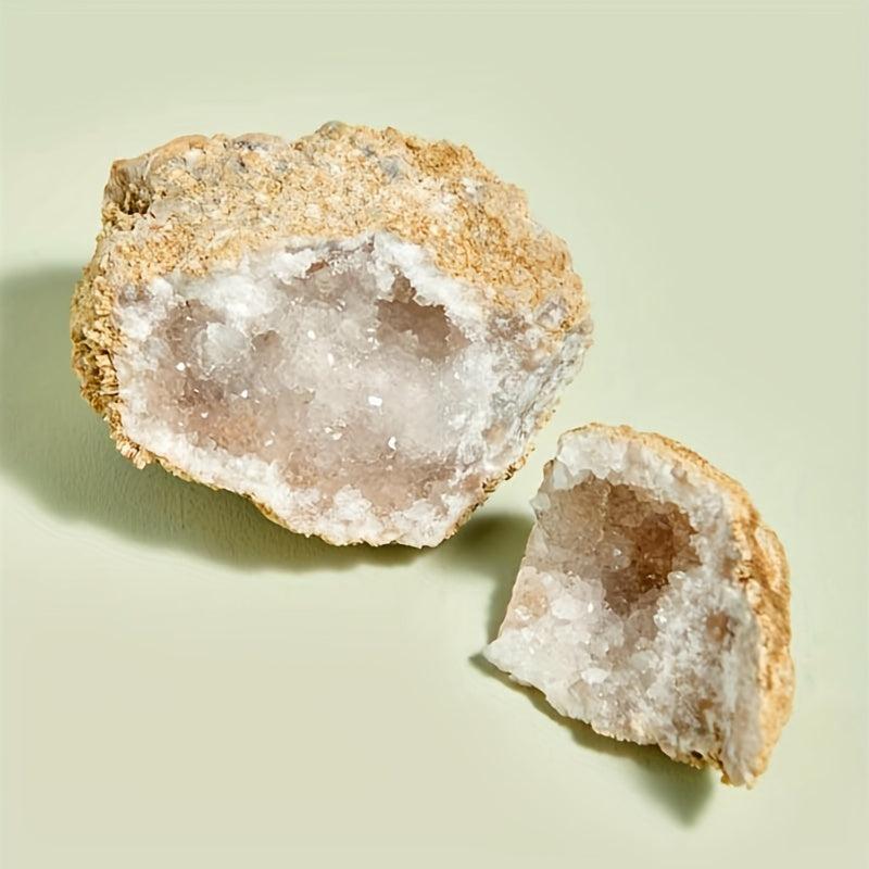 Natural Quartz Geode: Unopened, Science Education & Healing