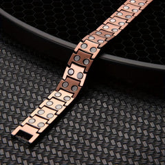 Men's Copper Magnetic Bracelet Adjustable Length Copper Jewelry