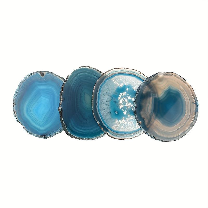 1pc Agate Slices Wind Chimes Gem Ornaments Natural Agate Coaster 7