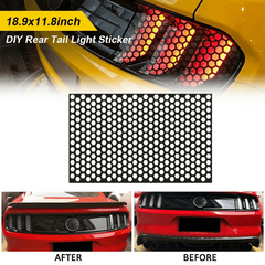 Durable Honeycomb Car Sticker for Taillight Lamp Cover