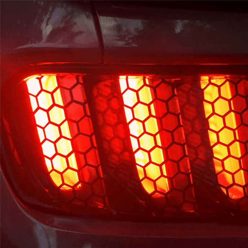 Durable Honeycomb Car Sticker for Taillight Lamp Cover