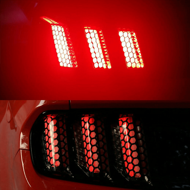 Durable Honeycomb Car Sticker for Taillight Lamp Cover