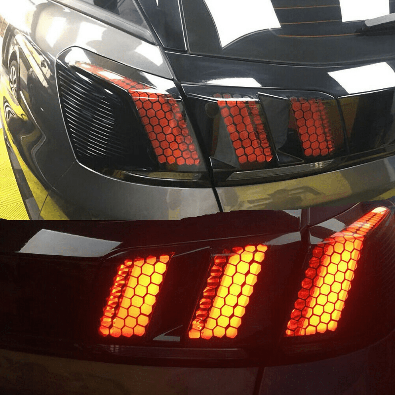 Durable Honeycomb Car Sticker for Taillight Lamp Cover
