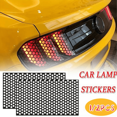Durable Honeycomb Car Sticker for Taillight Lamp Cover