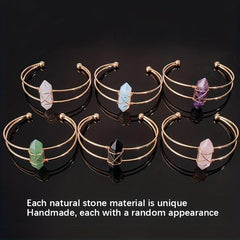 Natural Gemstone Bracelet Chakra Gems Stones Beads Healing Crystal Quartz Women