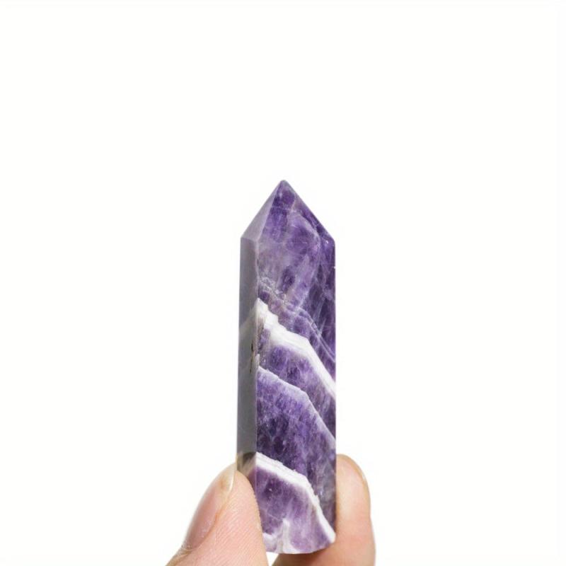 AierCrystal Rose Quartz Amethyst Point Wand Decoration
