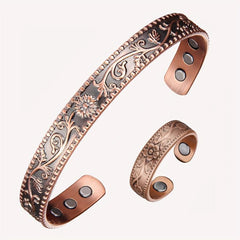 Adjustable Magnetic Copper Bracelet - Mother's Gift