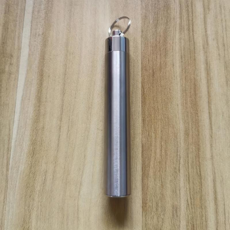 6 Pcs Stainless Steel Toothpick Set with Storage Tube