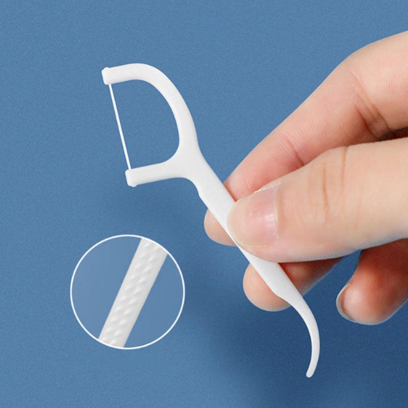 100pcs Dental Floss Picks Clean Floss Picks