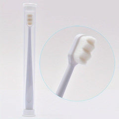 1pc Adult Hair Toothbrush Soft Thin Bristles Tube Pack