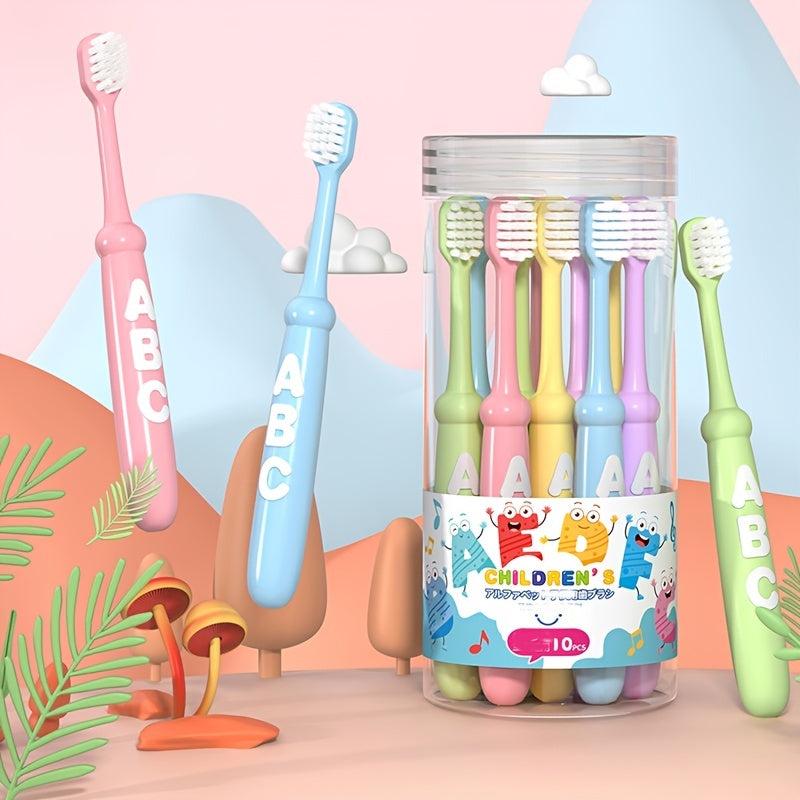 10pcs Cartoon Toothbrushes Soft Bristles for Sensitive Teeth Gums