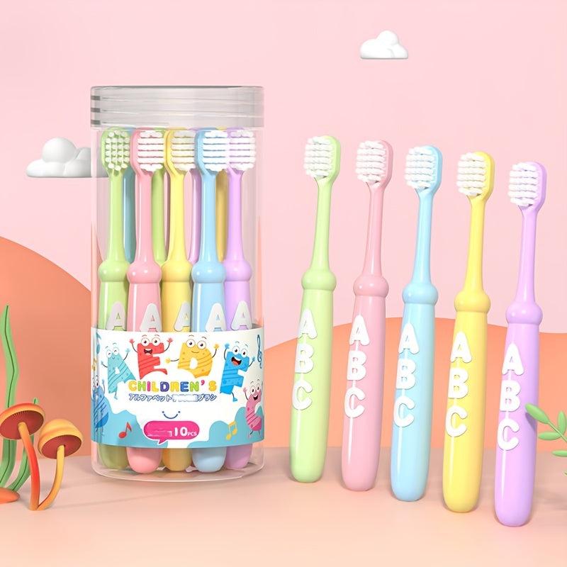 10pcs Cartoon Toothbrushes Soft Bristles for Sensitive Teeth Gums