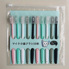 10pcs Adult Soft Fine Hair Toothbrush Home Manual Dental Care