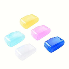 10pcs Portable Toothbrush Head Cover Case Storage Box - Bathroom Accessories
