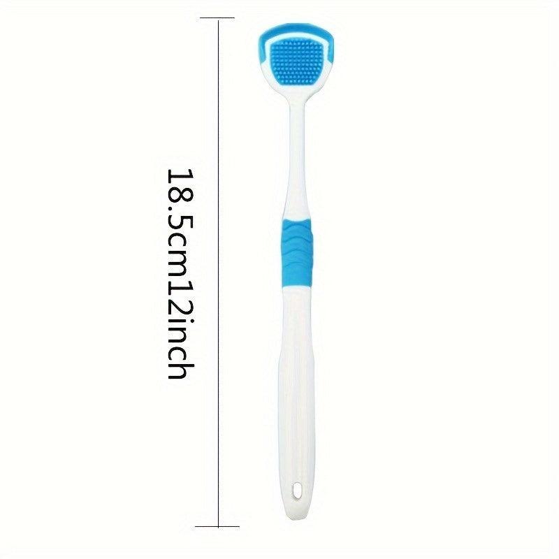 2pcs Tongue Scraper Reduce Bad Breath For Oral Care Silicone Tongue Cleaners