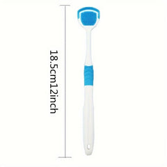 2pcs Tongue Scraper Reduce Bad Breath For Oral Care Silicone Tongue Cleaners