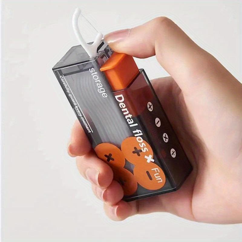 Dental Floss Picks Dispenser Storage Box - Portable Floss Holder Case
