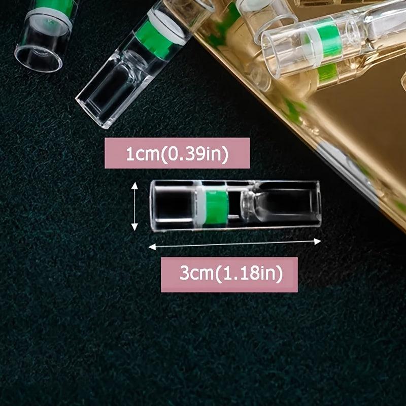 50pcs Disposable Transparent Smoking Filter Tobacco Shredded Tar Filter Holder
