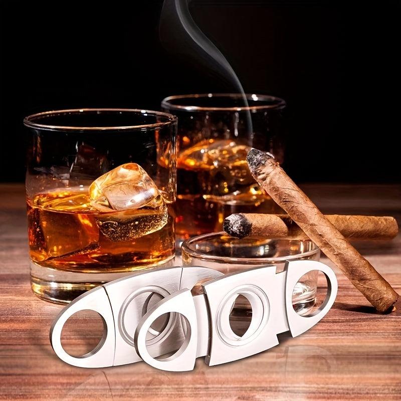 Stainless Steel Cigar Cutter Smoking Accessory