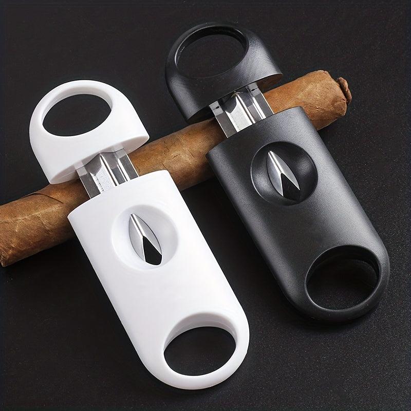 Stainless Steel Cigar Cutter 22mm Guillotine with Accessories