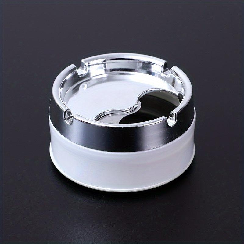 Stainless Steel Sealed Windproof Ashtray Rotary Thickening Ashtray