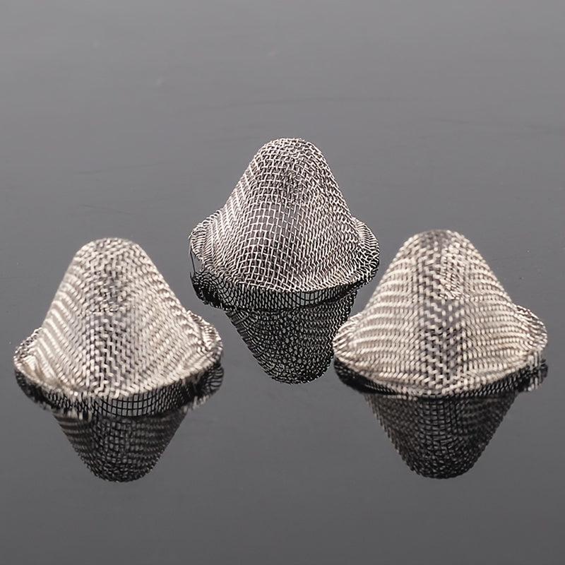 20pcs Metal Filter Ball Stainless Steel Screen Pipes Tube Cap Filter Mesh