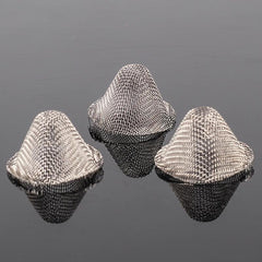 20pcs Metal Filter Ball Stainless Steel Screen Pipes Tube Cap Filter Mesh