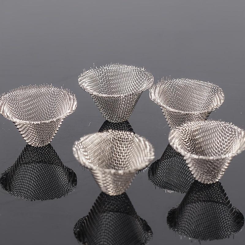 20pcs Metal Filter Ball Stainless Steel Screen Pipes Tube Cap Filter Mesh