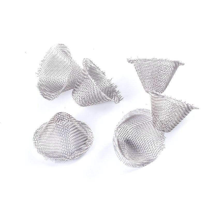 20pcs Metal Filter Ball Stainless Steel Screen Pipes Tube Cap Filter Mesh