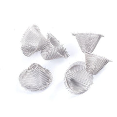 20pcs Metal Filter Ball Stainless Steel Screen Pipes Tube Cap Filter Mesh