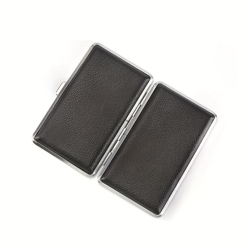100mm Cigarette Storage Box Leather Band Cigarette Clip PU Leather High end