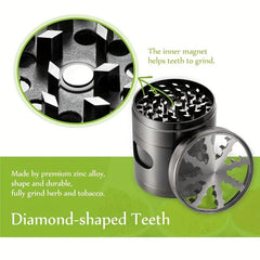 60mm Skylight Lightning Bolt Grinder 4-Layer Grinding Machine