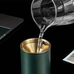 1pc Stainless Steel Car Ashtray Funnel Anti-flying Ashtray Home Decor