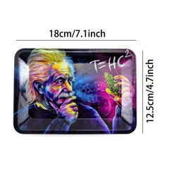 Creative Pattern Metal Rolling Tray Wake Up Tray