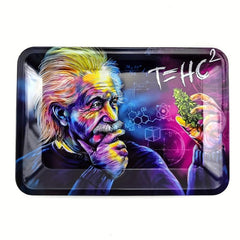 Creative Pattern Metal Rolling Tray Wake Up Tray
