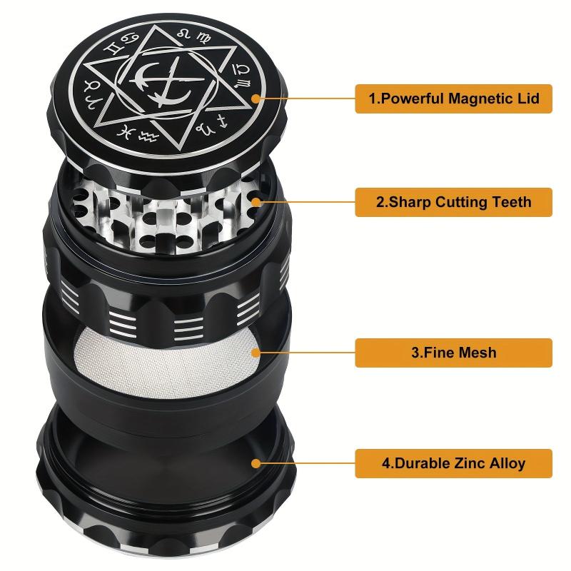 1pc Food Spice Grinder - Coarse or Fine Grinds - Easy to Use