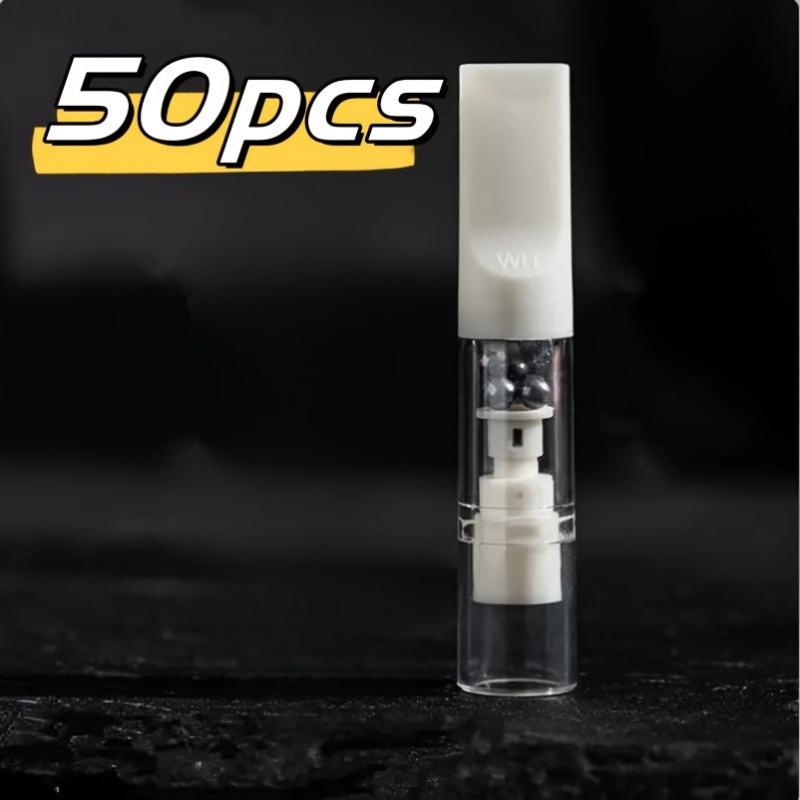 50pcs Disposable Nano Filter Holder Filter Tips Filter Mouthpieces