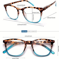 Vintage Reading Glasses Spring Hinge Ultra Clear Vision Bright Finish