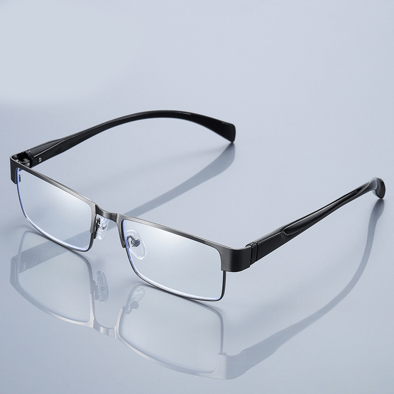 Metal Frame Spring Hinges Presbyopia Eyeglasses Reading Glasses