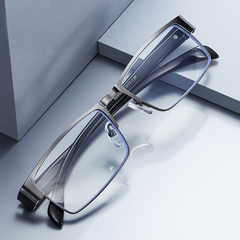 Metal Frame Spring Hinges Presbyopia Eyeglasses Reading Glasses
