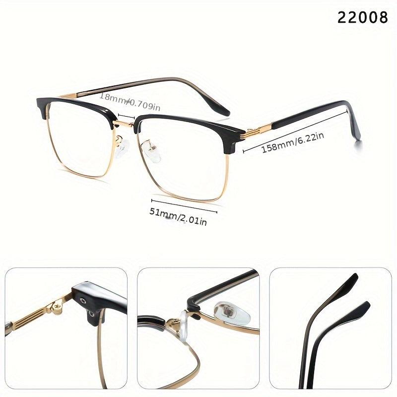 Retro Men's Golden Eyebrows Anti Glasses Funky Glasses