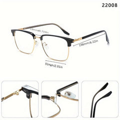 Retro Men's Golden Eyebrows Anti Glasses Funky Glasses