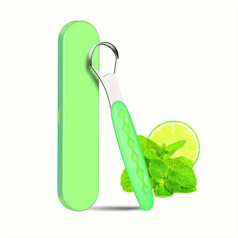 Portable Stainless Steel Tongue Cleaner Tongue Scraper with Travel Case