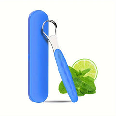 Portable Stainless Steel Tongue Cleaner Tongue Scraper with Travel Case