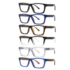 Light Blocking Reading Glasses Square Frame Computer Readers