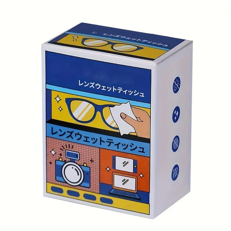 100pcs Eyeglasses Paper Clean Wipes Lens Magic Tools